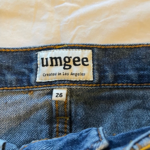 Umgee Jean Skirt Sz 26 - Picture 4 of 5